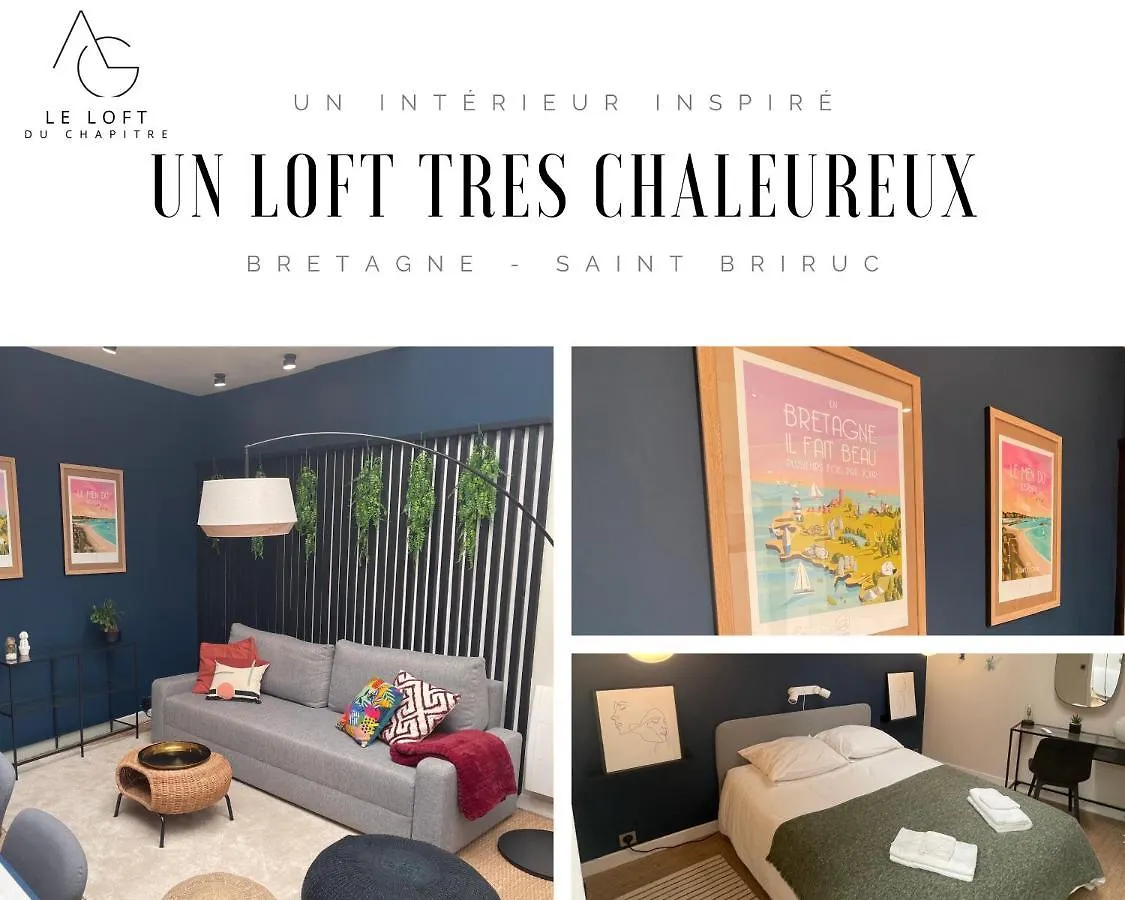 Le Loft Du Chapitre Apartment Saint-Brieuc 0*,